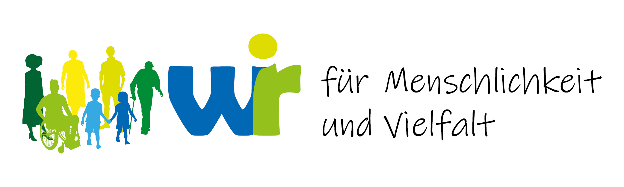 Logo Wir für Menschlichkeit und Vielfalt